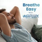 AIRFLUX 18x25x1 Non-Pleated Air Filter 12 Pack