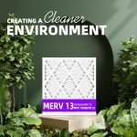 MERV 13 Pleated Air Filters 6-Pack, 20x23x1
