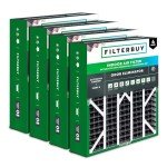 20x25x6 MERV 8 Odor Eliminator Air Filters (4-Pack)