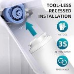 Universal Water Filter 3-Pack for Kitchen Appliances