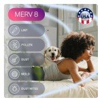 12x24x1 MERV 8 Carbon Air Filters (6 Pack)