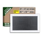 24x14 Aluminum Eggcrate Air Filter Grille