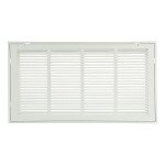 14x24" White Steel Air Filter Grille for HVAC