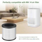 CERO MA Series 14 H13 HEPA Filter Replacement (2 Pack)