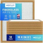 16x24x1 Fiberglass Air Filter - 12 Pack