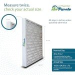 20x25x2 MERV 8 Furnace Filters - Pack of 3
