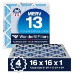 MERV 13 16x16 Air Filter 4-Pack