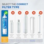 PUREPLUS Refrigerator Water Filter Replacement, 3-Pack
