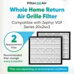 20x24x3 MERV 13 Pleated Air Filters - 2 Pack