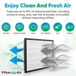 20x24x3 MERV 13 Pleated Air Filters - 2 Pack