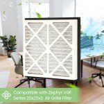 MERV-13 20x20x3 Pleated Air Filters - 2 Pack