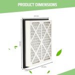MERV-13 20x20x3 Pleated Air Filters - 2 Pack