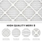 Komashr 16x20x1 MERV 8 Air Filter (4-Pack)