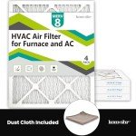 Komashr 16x20x1 MERV 8 Air Filter (4-Pack)