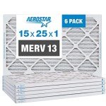 Aerostar MERV 13 Pleated Air Filters - 6 Pack