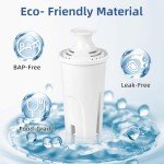 4 Pack Water Filter for Brita Pitchers