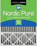 Nordic Pure MERV 13 Carbon Air Filter 20x25x5