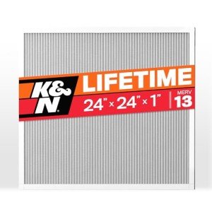 K&N Washable 24X24X1 MERV 13 Air Filter