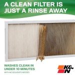 K&N Washable 24X24X1 MERV 13 Air Filter