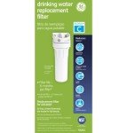 GE FXUVC Water Filter - 1 Count, White/Aqua