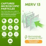 MERV 11 Expandable Air Filter, 22.7"x20"x4.7", 2-Pack