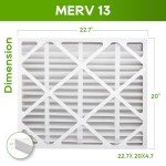 MERV 11 Expandable Air Filter, 22.7"x20"x4.7", 2-Pack