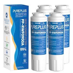 PUREPLUS UKF8001 Water Filter Replacement 4-Pack