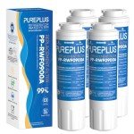 PUREPLUS UKF8001 Water Filter Replacement 4-Pack
