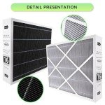 MERV 16 Furnace Filter for Lennox Y6604, 2 Pack