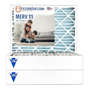 20x24x4 Pleated Air Filter MERV 11, 3 Pack