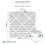 TRIGHTFILTERS 20x20x1 MERV 8 Air Filter 2-Pack