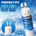 DESENRUIS Water Filter Replacement, Pack of 2