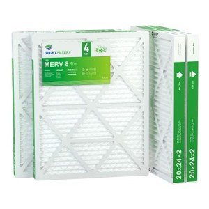 20x24x2 MERV 8 Pleated Air Filters - 4 Pack