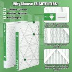 20x24x2 MERV 8 Pleated Air Filters - 4 Pack