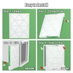 20x24x2 MERV 8 Pleated Air Filters - 4 Pack