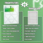 20x24x2 MERV 8 Pleated Air Filters - 4 Pack