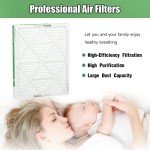 20x24x2 MERV 8 Pleated Air Filters - 4 Pack