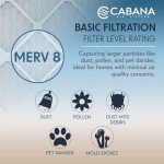 Cabana 24x30x1 Merv 8 Air Filters - 6 Pack
