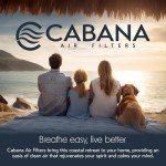 Cabana 24x30x1 Merv 8 Air Filters - 6 Pack