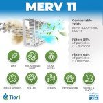 Tier1 MERV 11 Air Filter 2-Pack 16x28x6