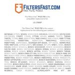 Bosch Compatible Water Filter Replacement Cartridge