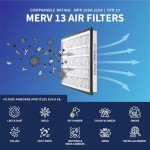 Zephyr 20x36x3 Merv 13 Air Filter - 3 Pack