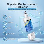 EXCELPURE Replacement Refrigerator Water Filter 3-Pack