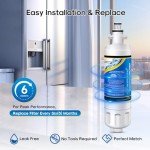 EXCELPURE Replacement Refrigerator Water Filter 3-Pack
