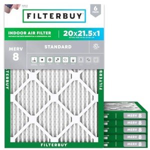 MERV 8 Pleated Air Filters 6-Pack