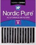 Nordic Pure Merv 8 Carbon Air Filter 16x20x5