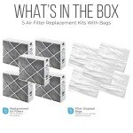 Lennox 20x25x5 Merv 16 Furnace Filters 5-Pack