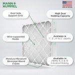 Mann+Hummel 16x25x4 MERV 8 Pleated Air Filters
