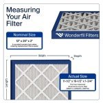 MERV 13 Pleated Air Filters 6-Pack - 12x20x2