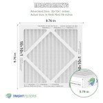 TRIGHTFILTERS 10x10x1 MERV 8 Pleated Air Filter 6-Pack
